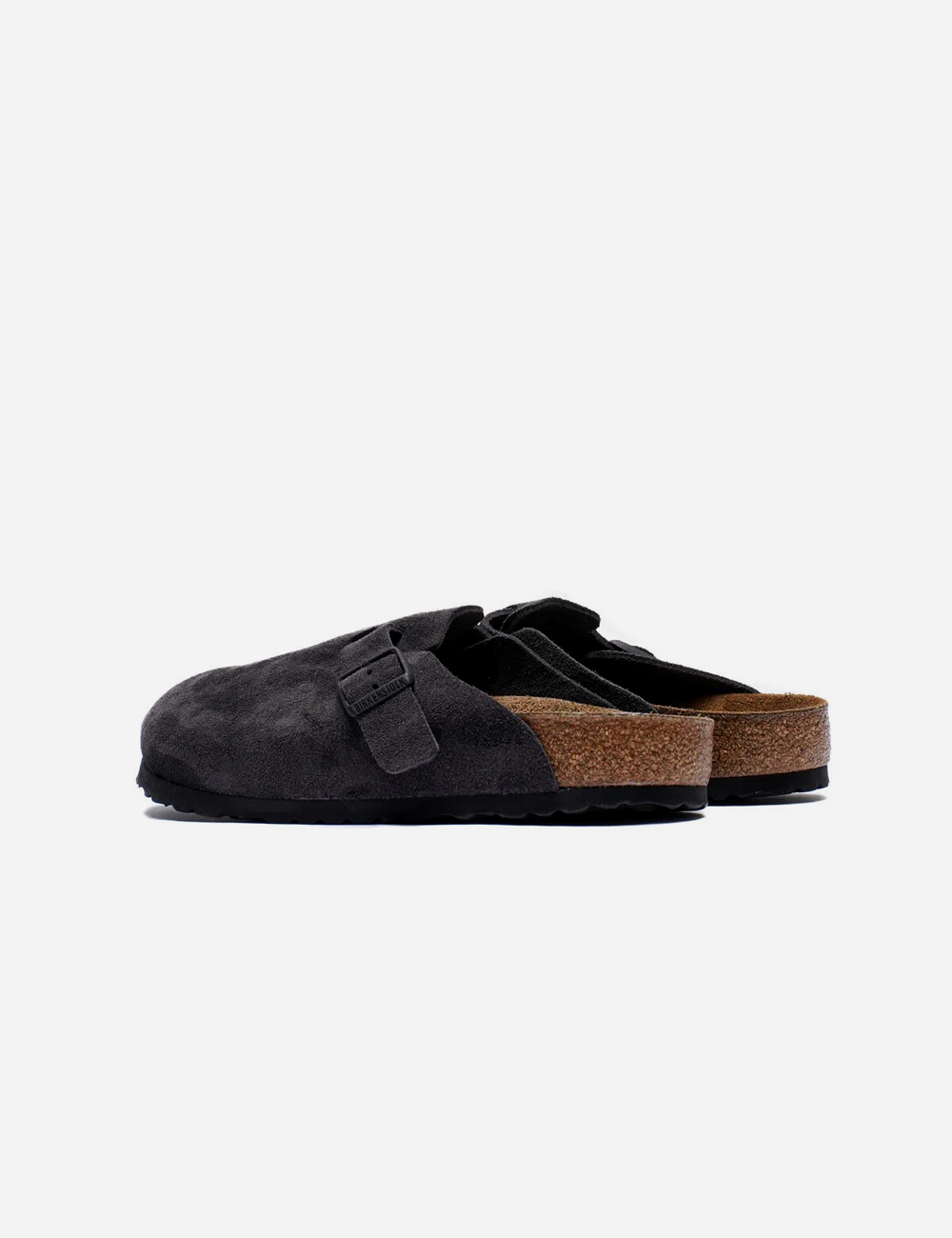 Birkenstock Boston Suede Black clogs (1028602)