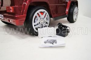 Детский электромобиль River Toys Mercedes-Benz-G-65-LS528 красный