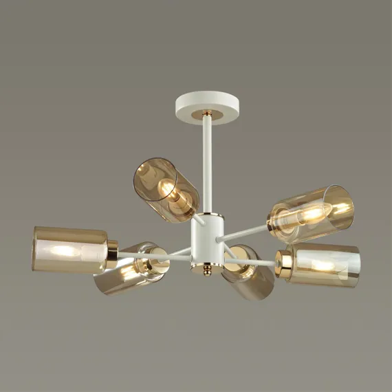 5639/6C COMFI LN23 000 белый, золотой Люстра потолочная E14 6*40W 220V DALLIN
