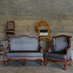 Диван двухместный Объект мечты French Anthracite