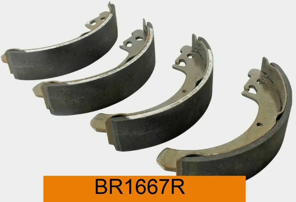 Колодки барабанного тормоза 2108-2115, 1117-1119, 2170-2172, 2190-2194 (кт в уп) "БРИК" BR1667R