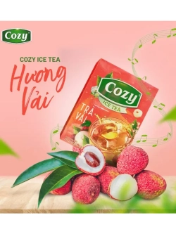 Растворимый вьетнамский чай со вкусом личи 240 г