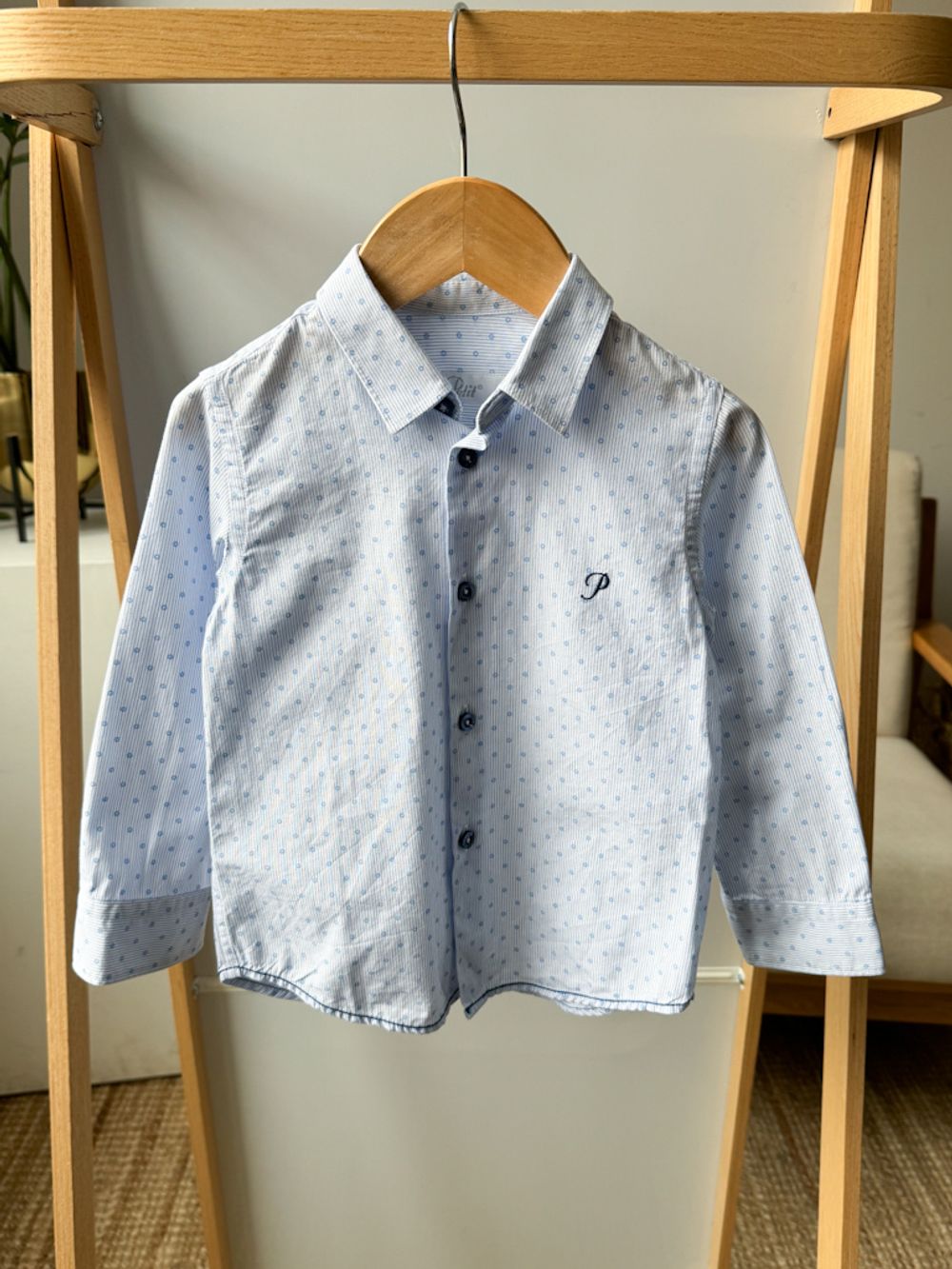 Хлопковая рубашка Petit, 86