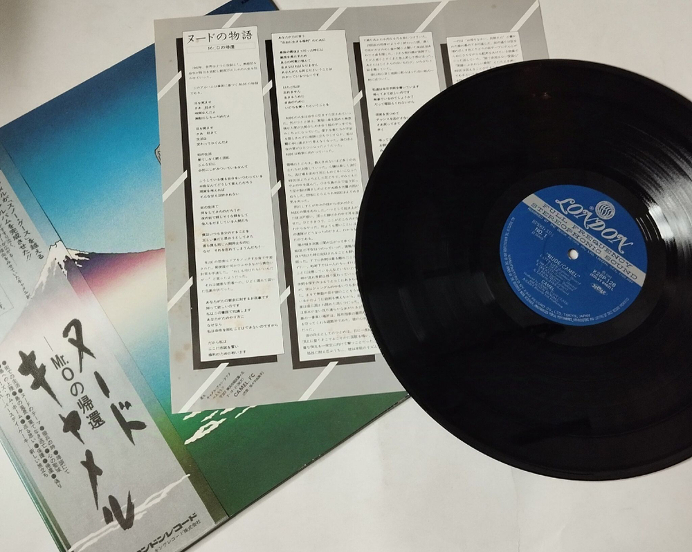 Винтажная виниловая пластинка LP Camel Nude (Japan 1981) (Obi Copy)
