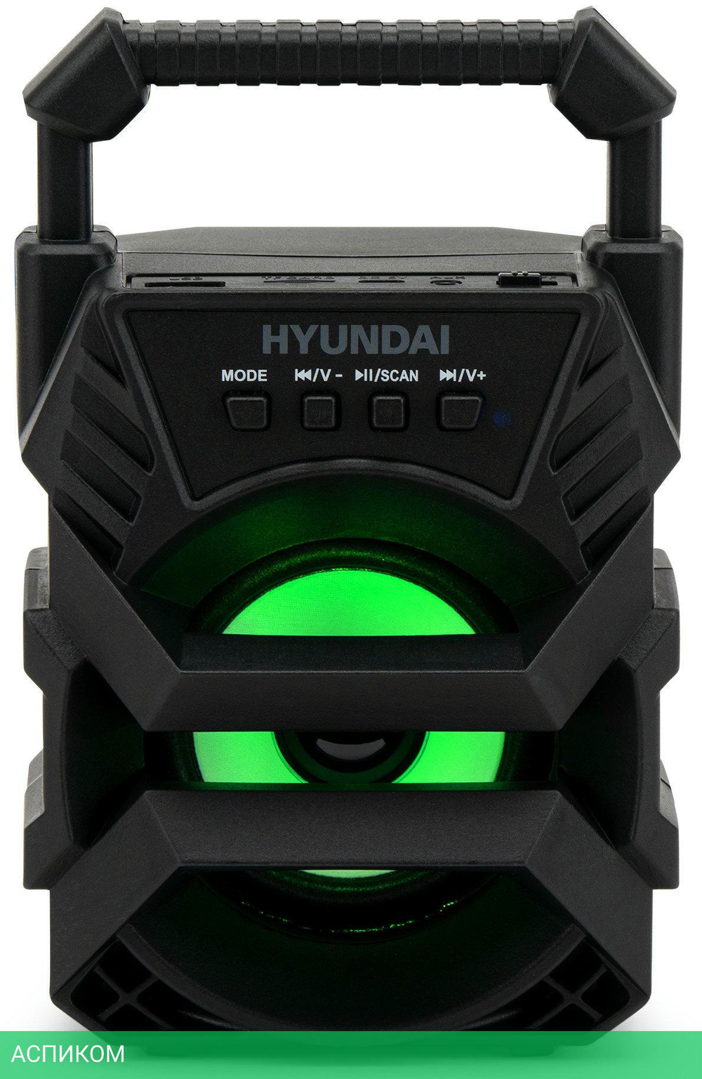 Портативная колонка Hyundai H-PS1000 черный