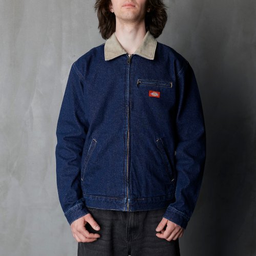 Куртка Dickies Denim Painter Jacket Dark Indigo артикул:DK0A88EG0DD1 - купить в магазине Дайс