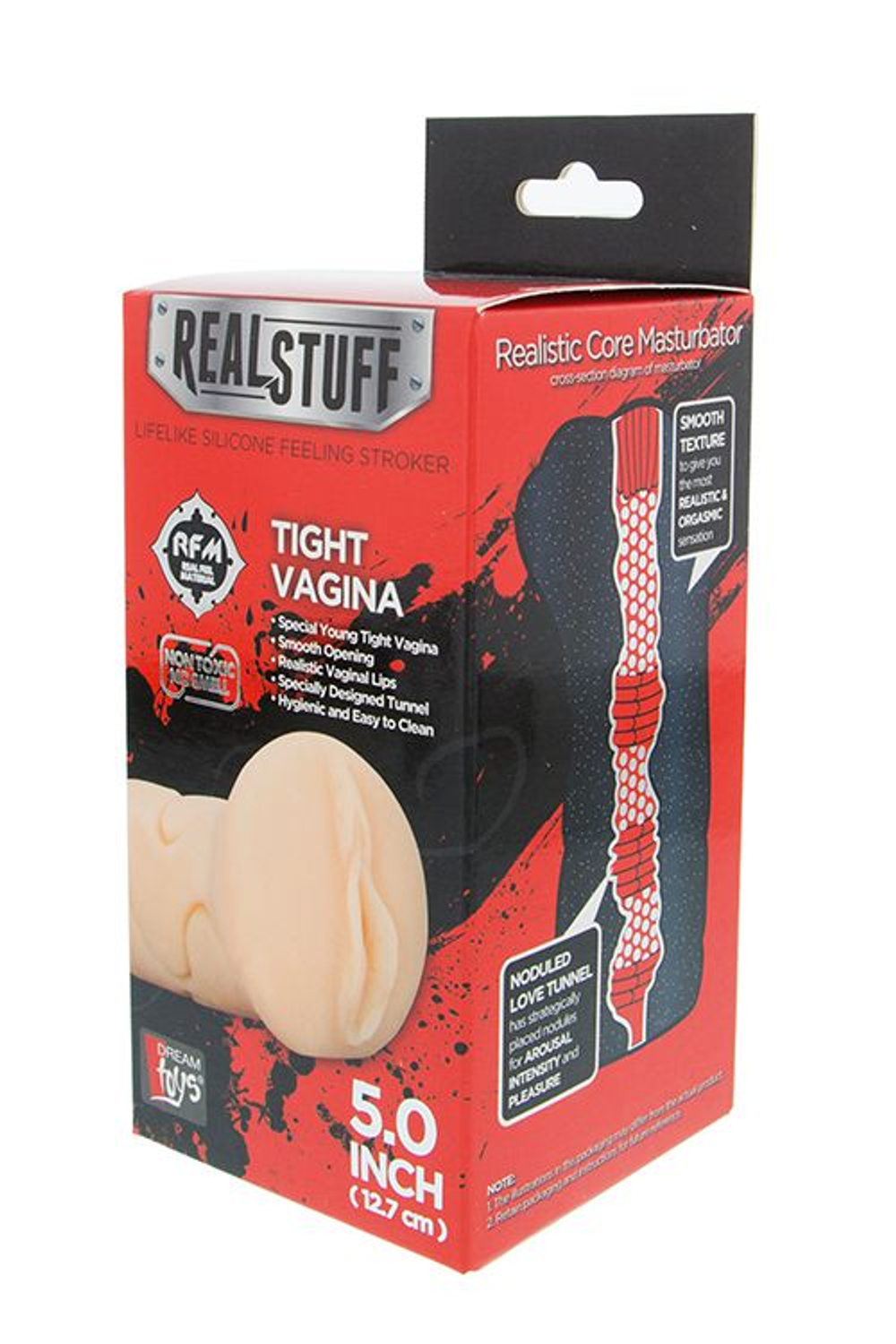 Телесный мастурбатор-вагина REALSTUFF TIGHT VAGINA (Цвет: телесный)