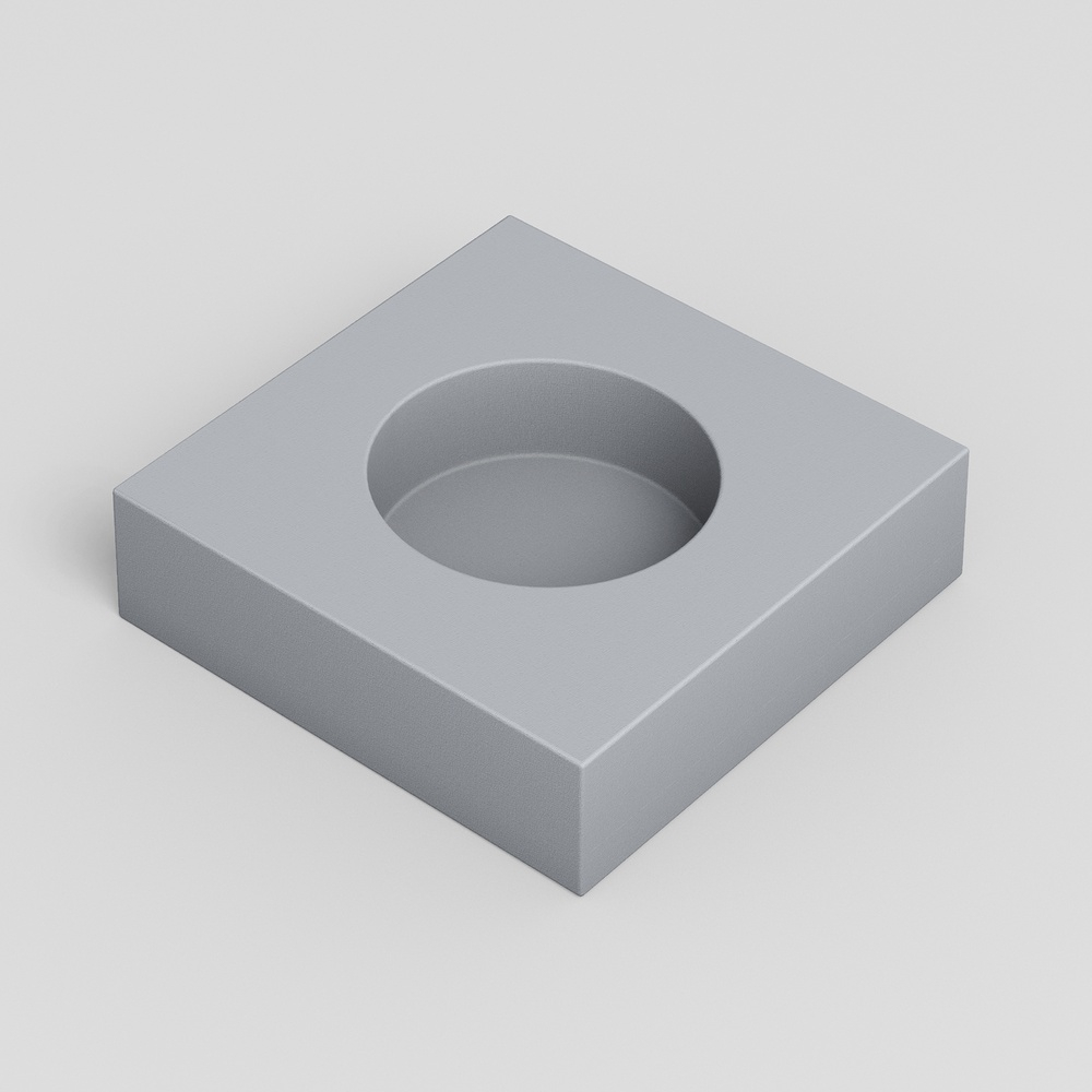 Звукоизоляционный подрозетник 1-секционный SoundGuard S-BOX 1 (115х115х36мм)(шт)