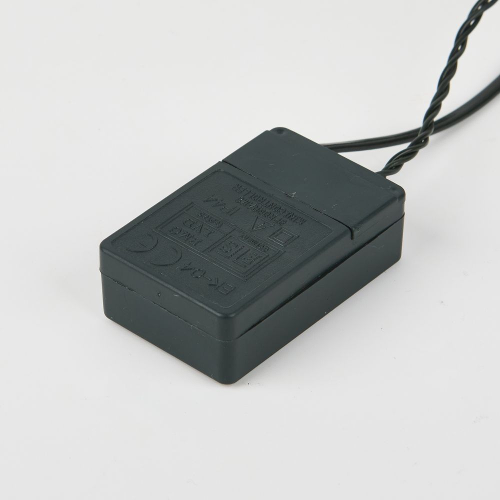 ULD-S2000-200-DGA AMBER IP20 Гирлянда светодиодная. 20м. 200 светодиодов. Янтарный свет. Провод зеленый. ТМ Uniel