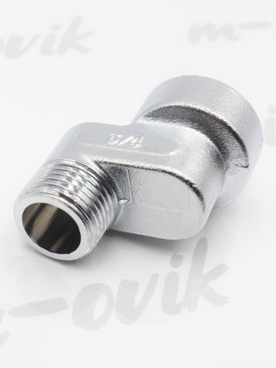 ViEiR Эксцентрик 3/4"ВР-1/2"НР 20 мм, никелированная латунь (VRFM43-20)