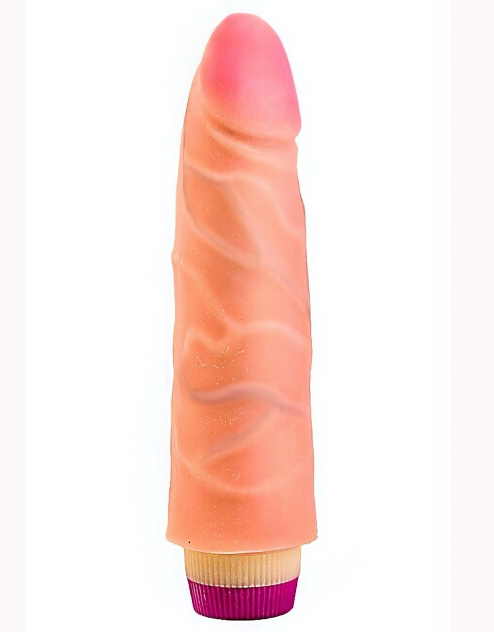 Интимный вибратор-реалистик из кибер-кожи (17 см) (Цвет: телесный)