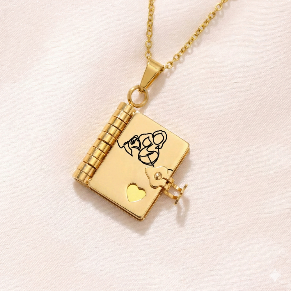 Ожерелье "Для моей внучки" - Вечный буклет любви