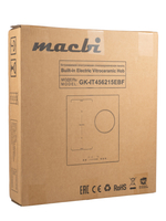 Индукционная варочная панель 3 конфорки, непрерывный нагрев, инвертор, Расширенная зона нагрева, Booster, черная, 6200Вт, MACBI