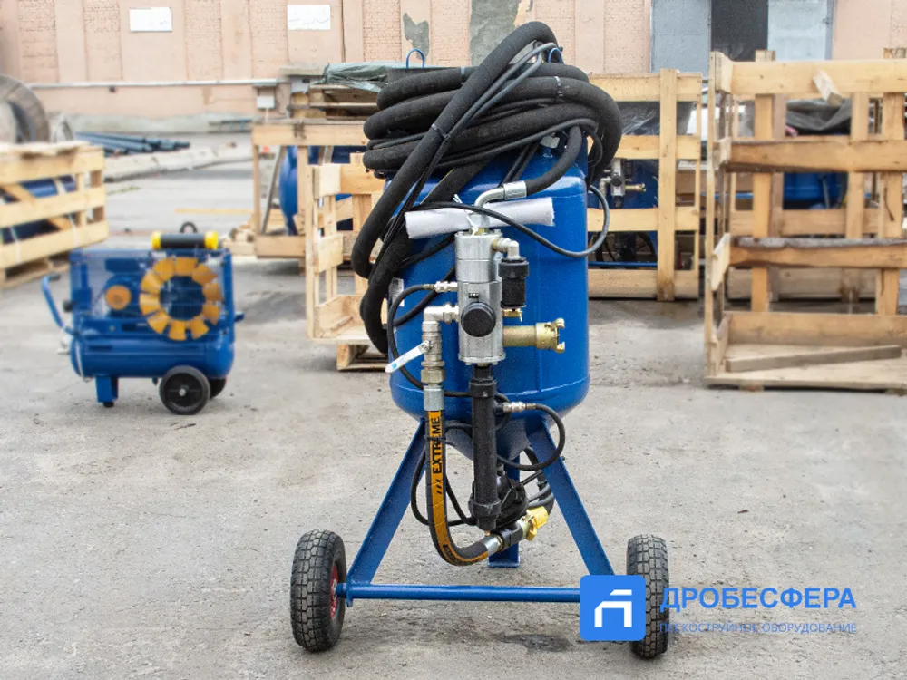 Пескоструйный аппарат АСО 100-01 с рукавом 20 метров