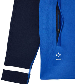 Мужская теннисная кофта Lacoste Tennis x Daniil Medvedev Sportsuit Ultra-Dry Jacket - blue/navy blue