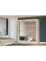 Шкаф-купе с зеркалом для одежды Меланж 200х60х220 см