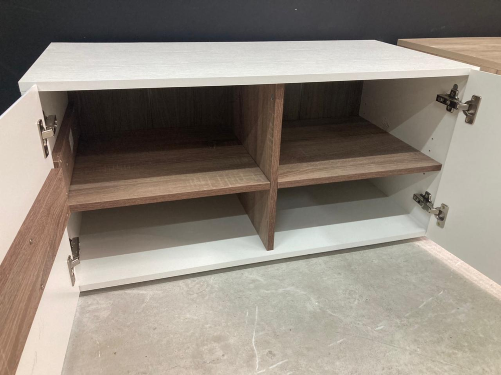 Тумба Ультра белый/белый глянец