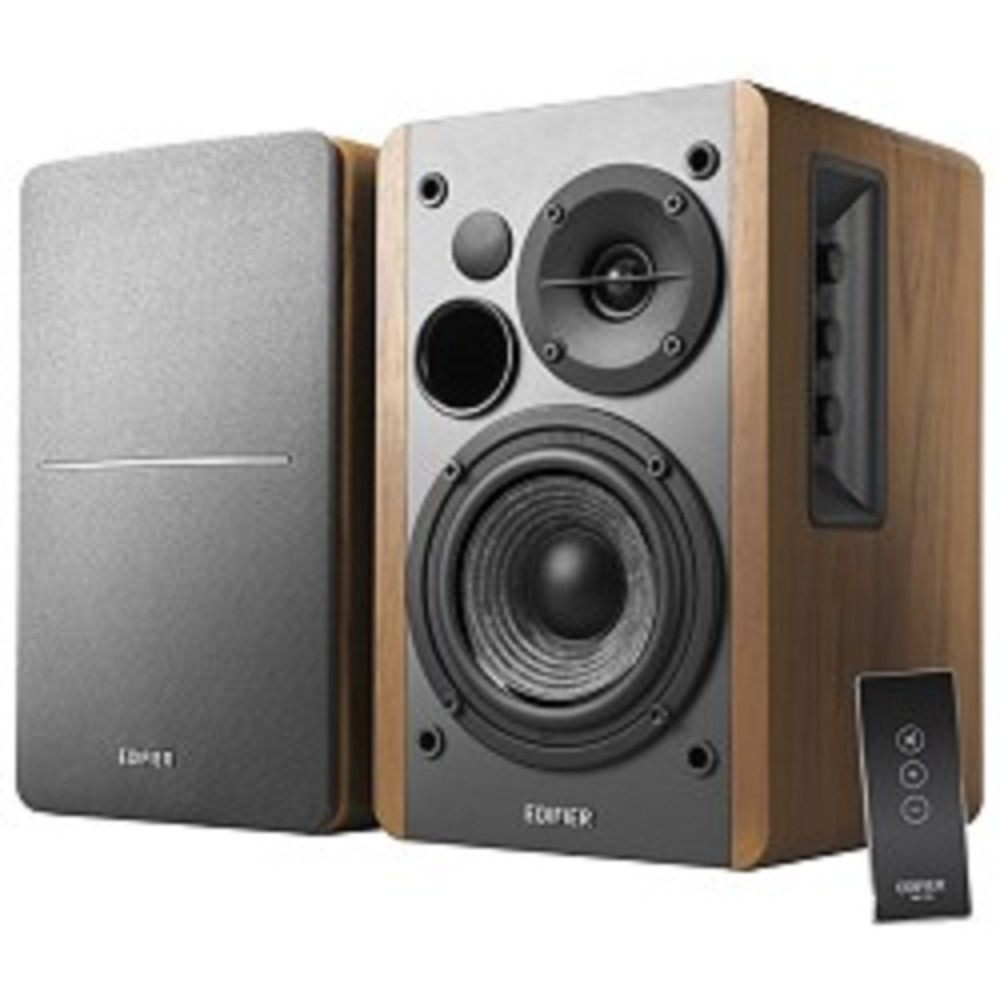 Edifier R1280T Silver/Brown {Активные, 2 x 21W RMS, 75-18000Гц, дерево, пульт ДУ}