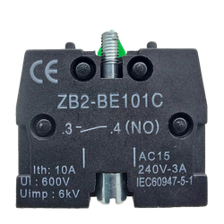 Дополнительный контакт открытый ZB2-BE101C - 1НО / 1NO