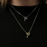Подвеска LOVE HURTS из серебра