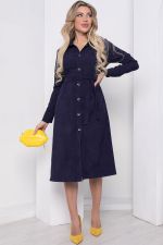 Платье рубашка "Джоанна" (синее) П8527 LT Collection