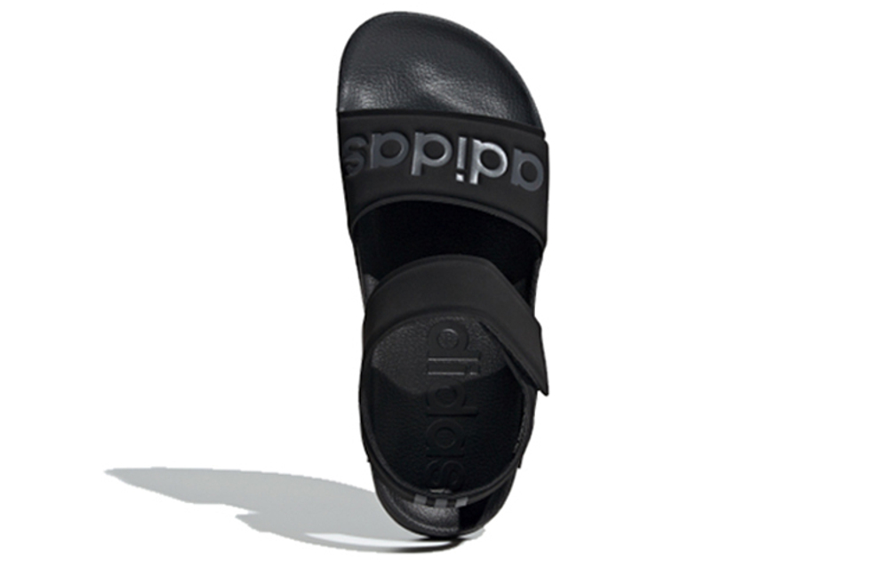 Adidas Adilette Sandal polyester Velcro beach sandals men and women same style black