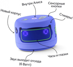 Умная колонка Яндекс Станция Лайт 2, Фиолетовая (YNDX-00026VIO)