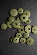 пуговицы HEMP Mid Green 15 мм