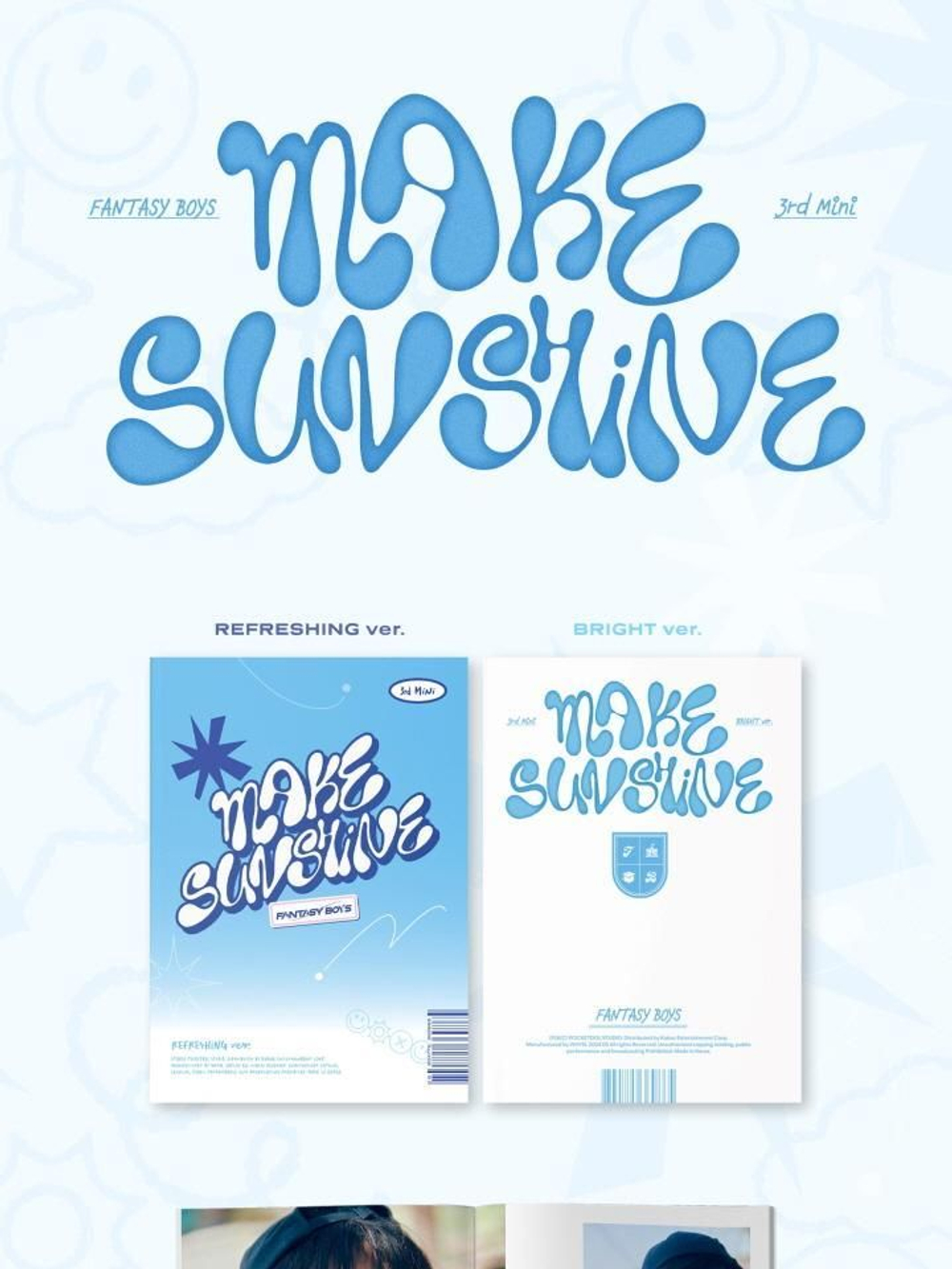 Альбом FANTASY BOYS - MAKE SUNSHINE 3rd Mini Album RANDOM Version