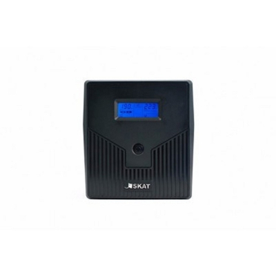 Источник бесперебойного питания ИБП Бастион SKAT-UPS 1000/600 (SKAT-UPS 1000-LI-2x7) (Line-interactive, 1000ВА/600Вт, на пол, LCD-дисп, 2x EURO + 2х C13, USB/RJ-45, АКБ 2х 7Ач, МПТ) (456)