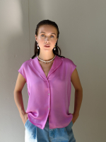 Колье с буквами "Love" из жемчуга Silver