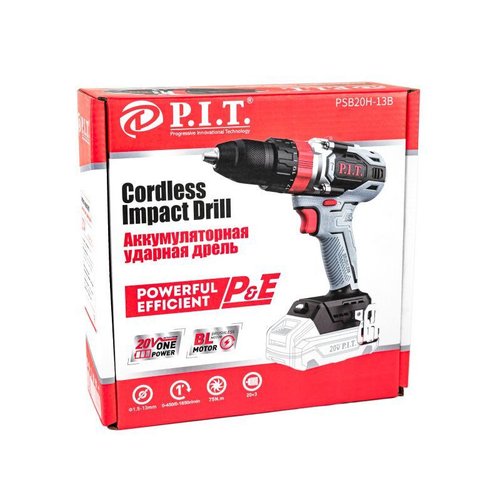 Дрель аккумуляторная ударная P.I.T. PSB 20H-13B SOLO