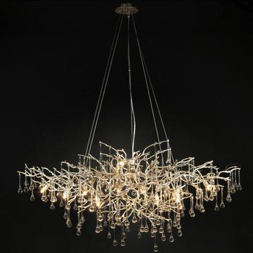 Подвесная люстра 12*G9 10067/1250 SG золото с серебром Bijout LOFT IT