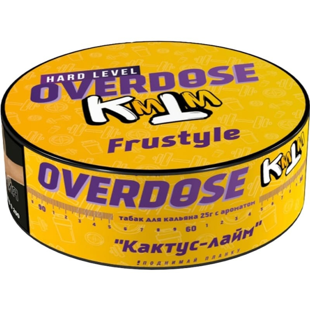 М. Табак для кальяна Overdose Frustyle (Кактус-лайм), 100г.