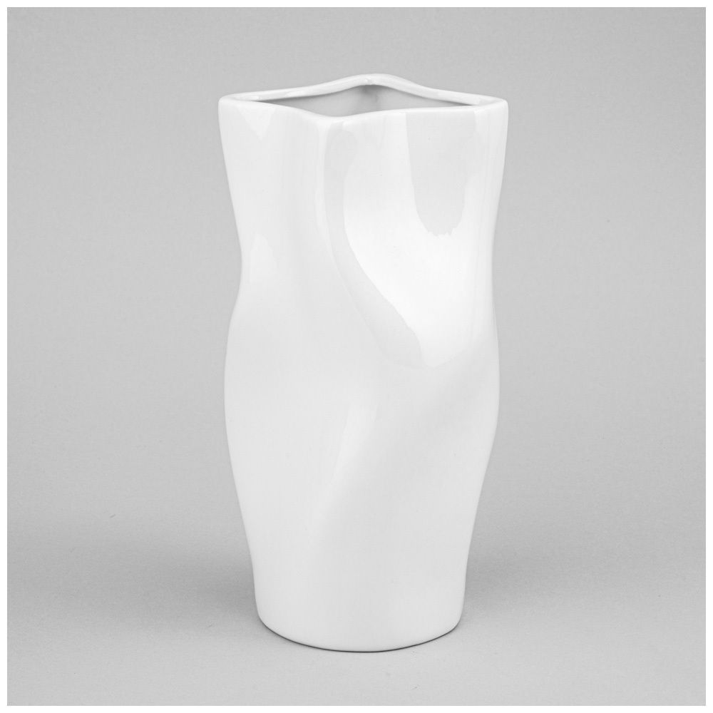 ВАЗА 11*11*21СМ ЦВЕТ: БЕЛЫЙ
