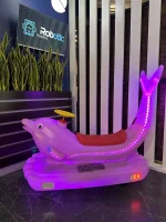 Прокатный аттракцион «Световой дельфин» Электромобиль (съемный хвост)