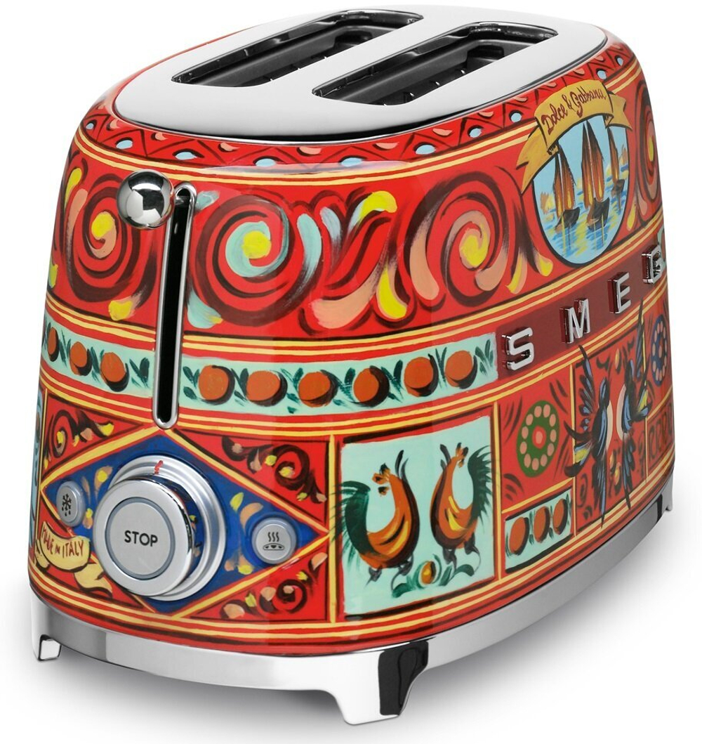 Тостер на 2 ломтика Smeg TSF01DGEU
