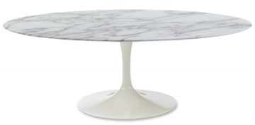 Стол Tulip Oval Marble