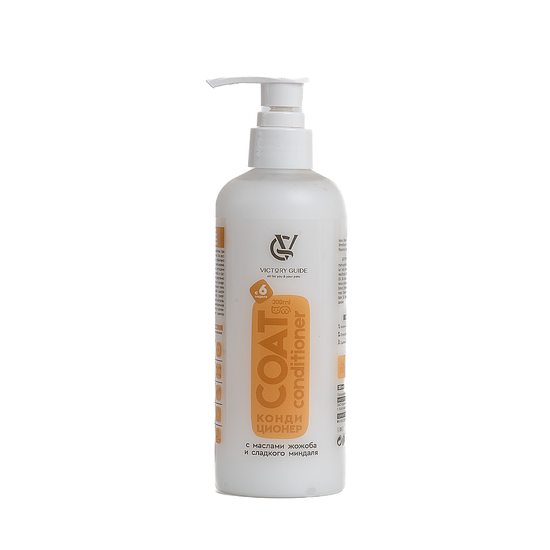 Victory Guide Кондиционер для собак и кошек с маслами жожоба и сладкого миндаля, 300 мл