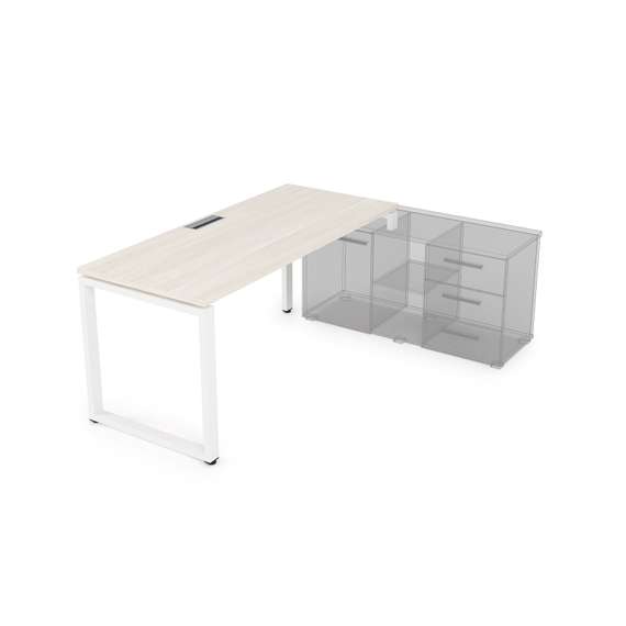 СТП-О.994 Стол рабочий прямолинейный, три опоры - правый (1600*900*750)