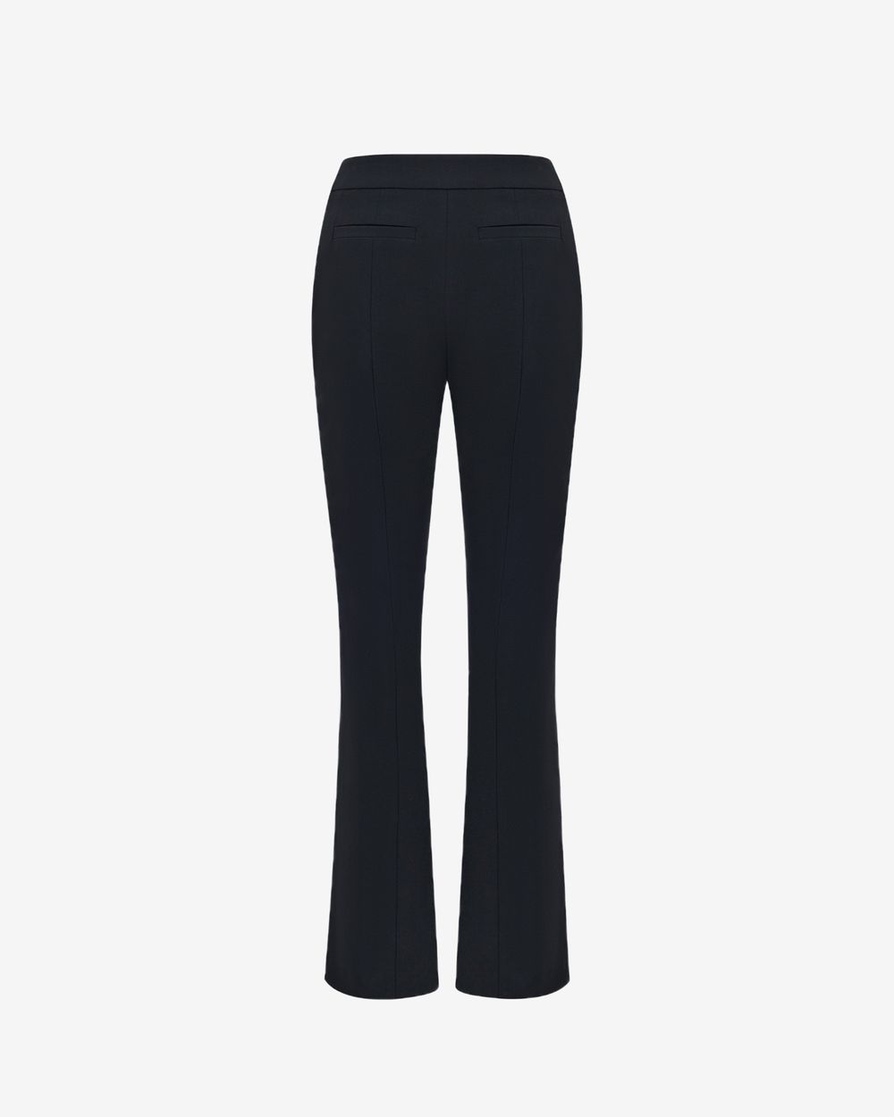 Брюки зауженные из костюмной ткани с разрезами на молнии