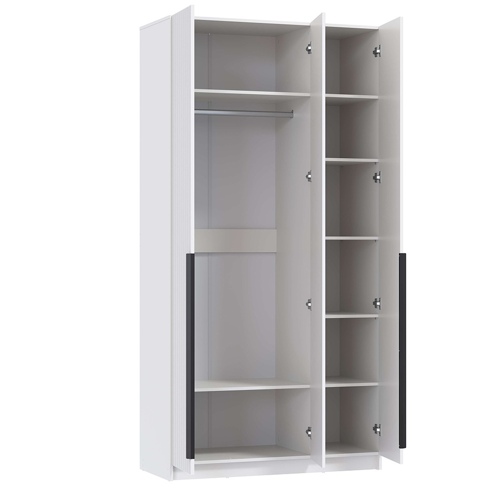 Шкаф для одежды 3-х створчатый Брандо 67.12, Белый