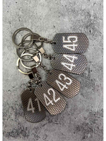 Номерки на ключи металлические 41-45