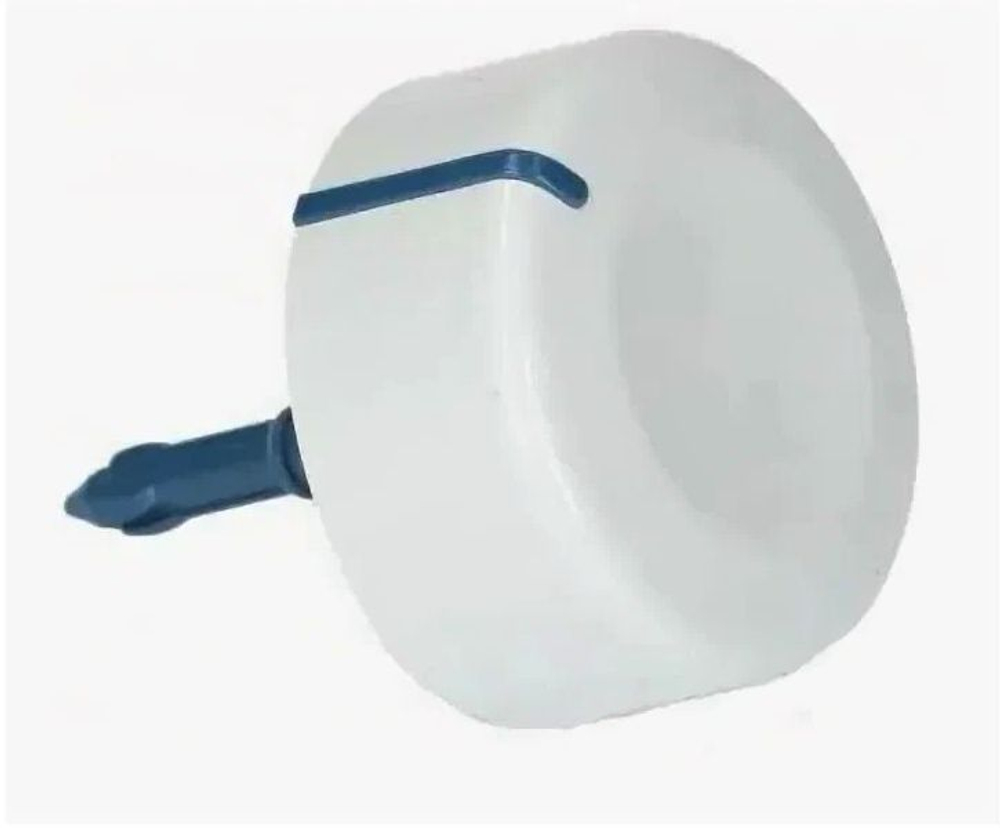 Ручка переключения программ Ariston, Indesit, Whirlpool, BAUKNECHT 481241458306, TMR901WH (ДЛИННАЯ, С ГВОЗДИКОМ)