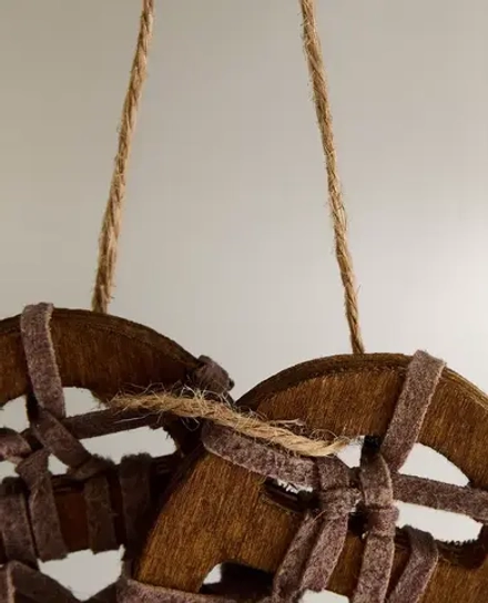 ZARA HOME ДЕРЕВЯННОЕ ЕЛОЧНОЕ УКРАШЕНИЕ