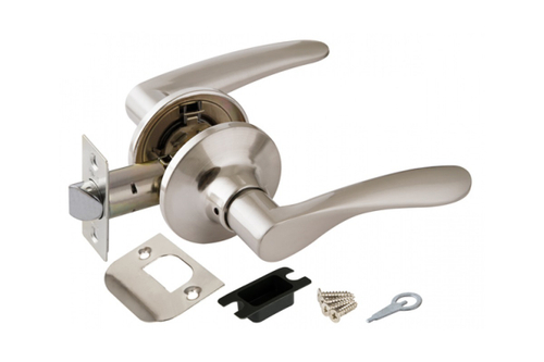 Замок ручка Никель матовый без ключа,без фиксатора 6020 SN-P