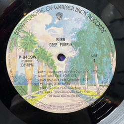 Винтажная виниловая пластинка LP Deep Purple Burn (Japan 1974) (No Obi)