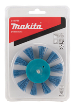 Щетка нейлоновая дисковая "Звезда" (d100 мм, синяя, G240, 6 мм) Makita D-45755 100 мм 240G Звезда Нейлон Синяя Финишная полировка