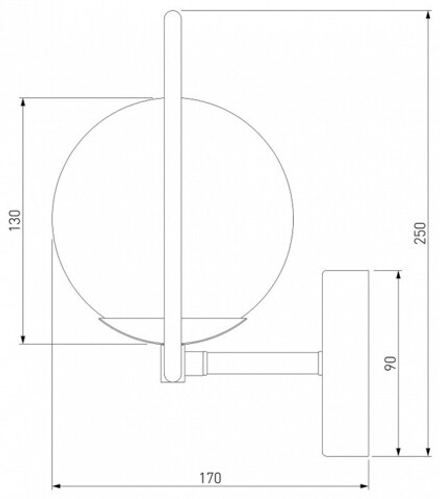 Бра Eurosvet Ringo 50289 хром