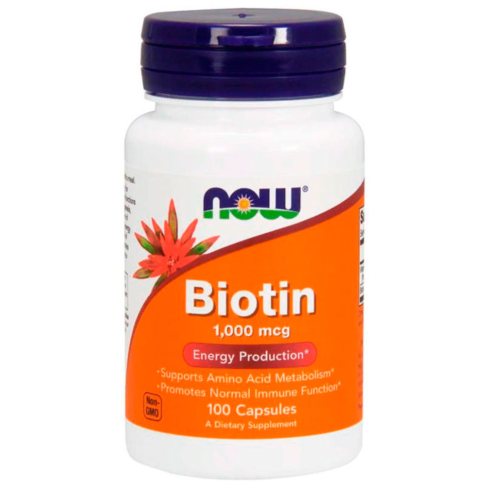 NOW Biotin 1000 мкг. (100 капс.)